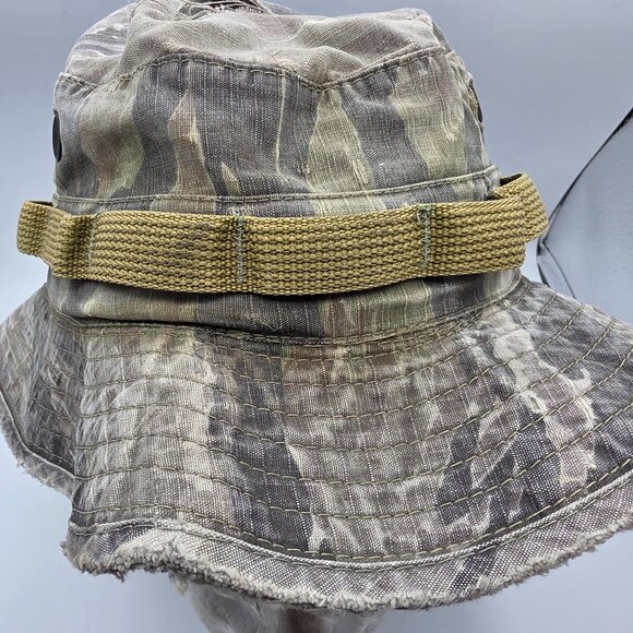 Mil Spec Hot Weather Type II Boonie Cap Mens Size 7 3/4 Green Ripstop Bucket Hat - Picture 5 of 9